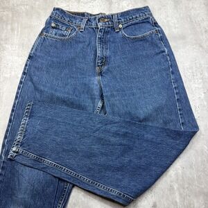 VINTAGE 90s Levis 560 Jeans Womens 6 Reg S Loose Fit Straight Leg Made In USA